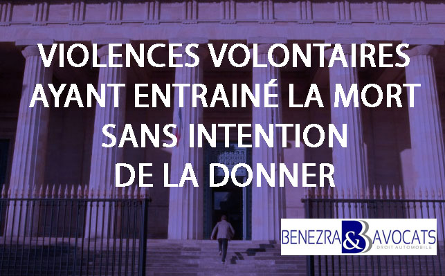 homicide involontaire, violences volontaires ayant entraîné la mort, défense homicide involontaire